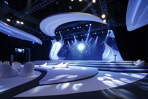 科技年會(huì)舞臺(tái)場(chǎng)景攝影圖片 攝影圖 下載至來(lái)源處